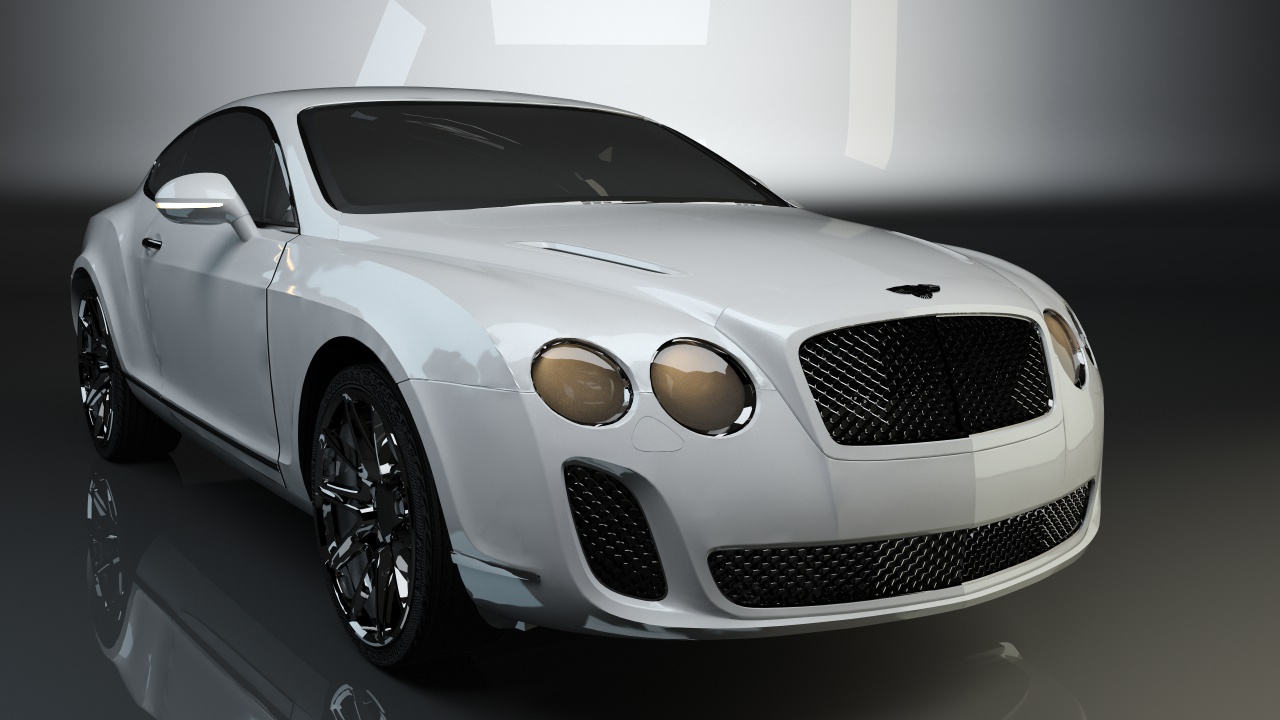Модель Bentley Continental GT 3D