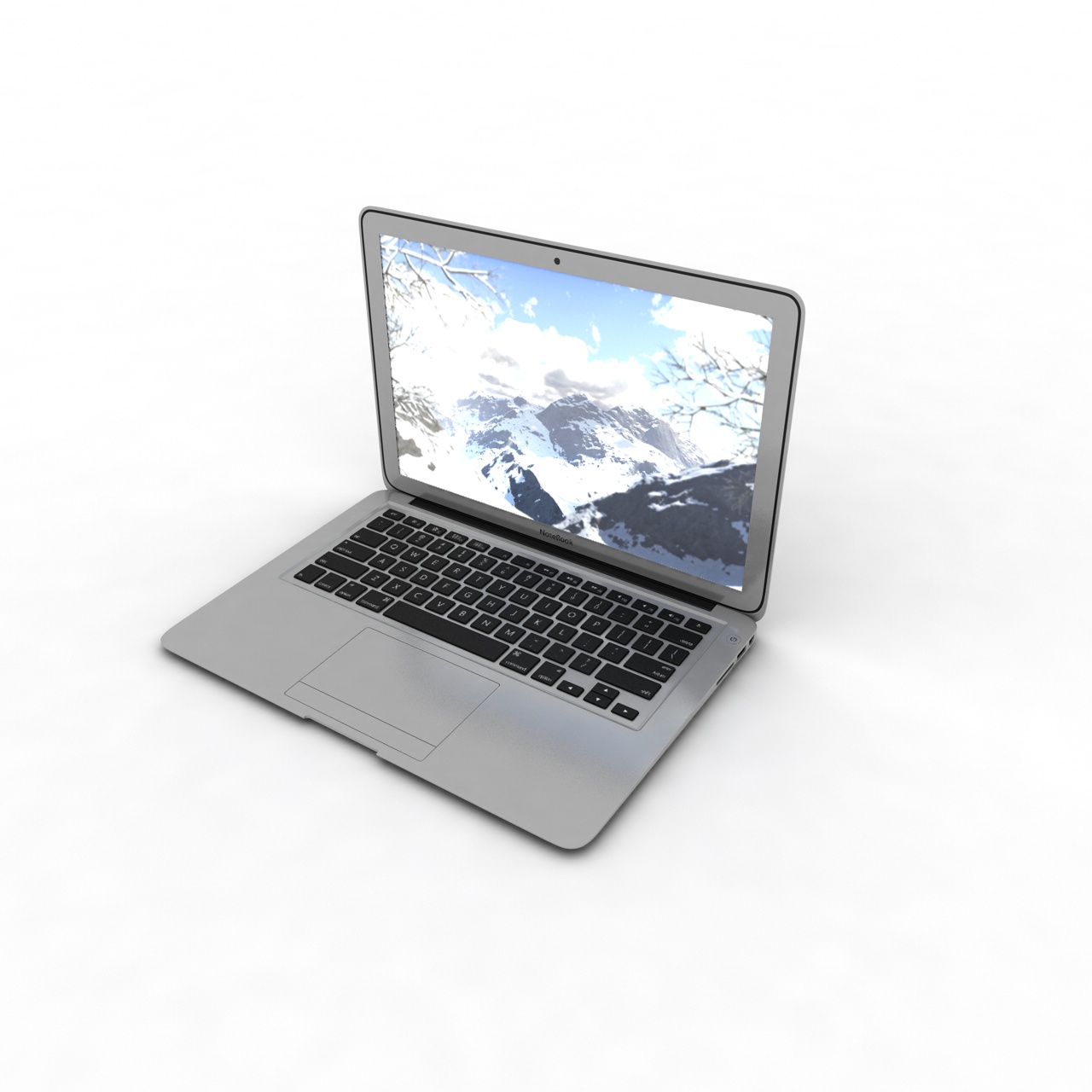 MacBook Air modèle 3d
