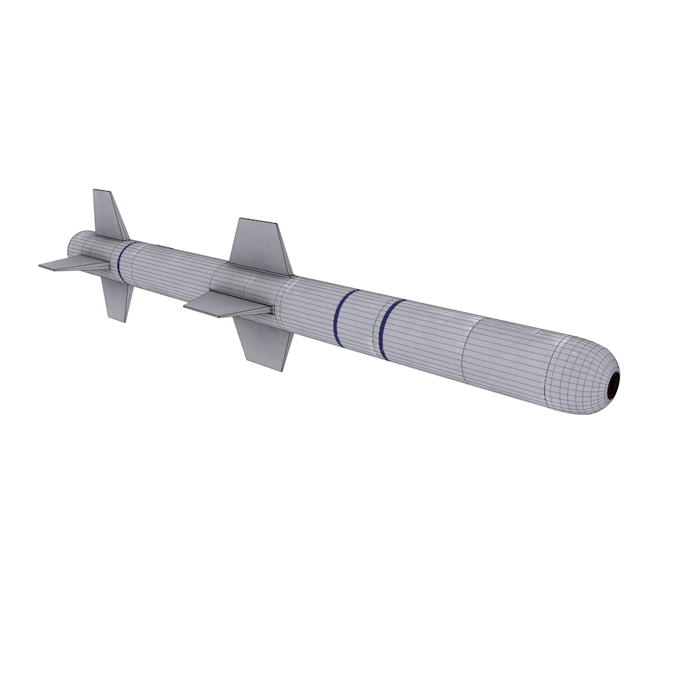 AGM-84 3D modell