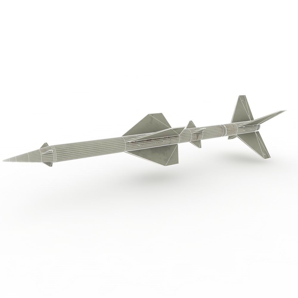 Въздушен ракетен модел 3D