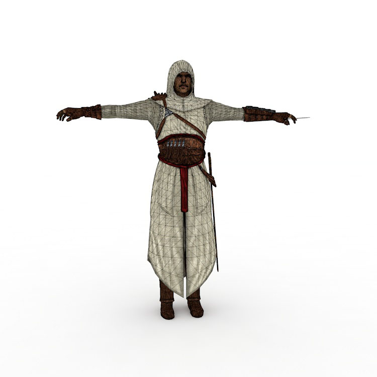 Assassin creed Altair 3d modeli