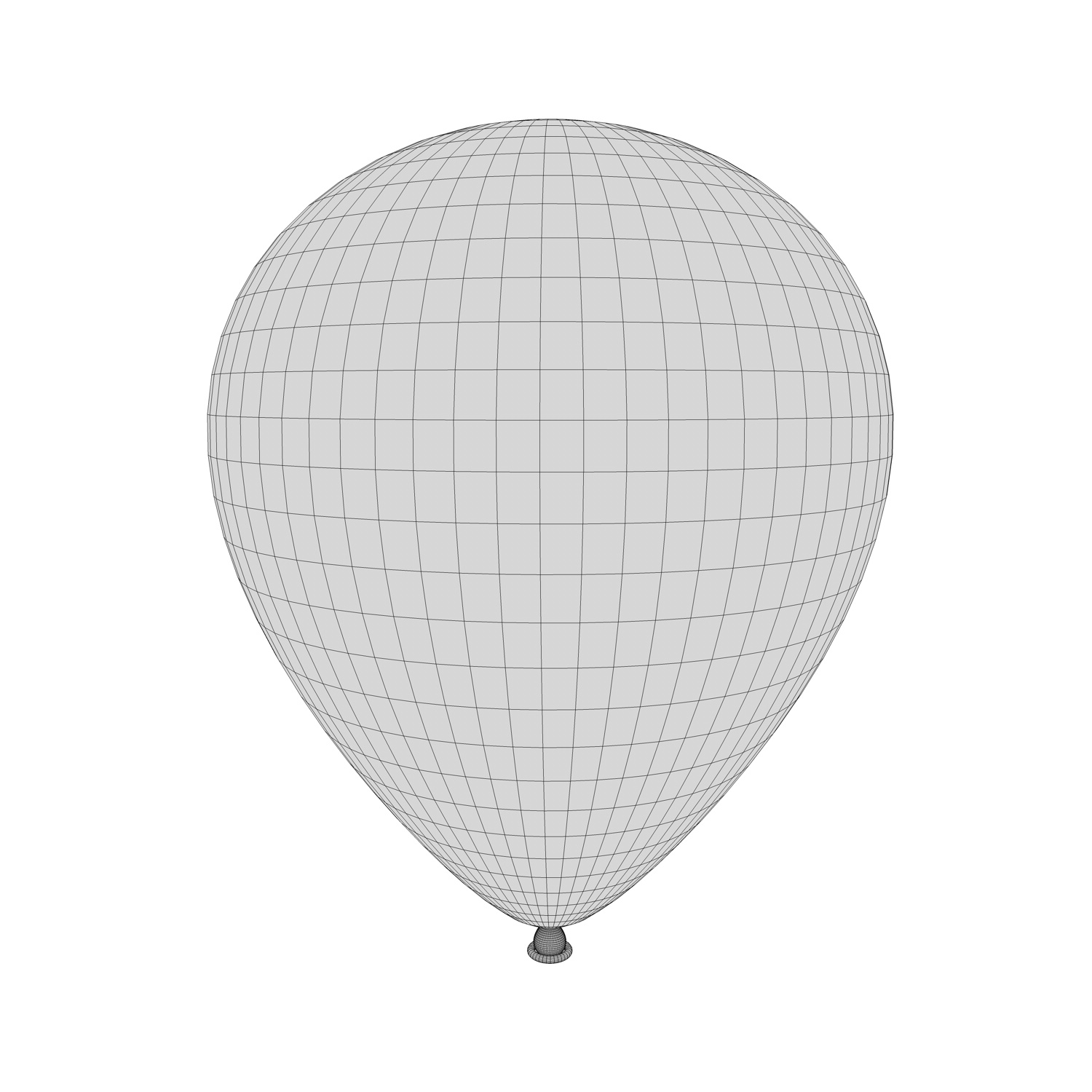 3D-model van de ballon