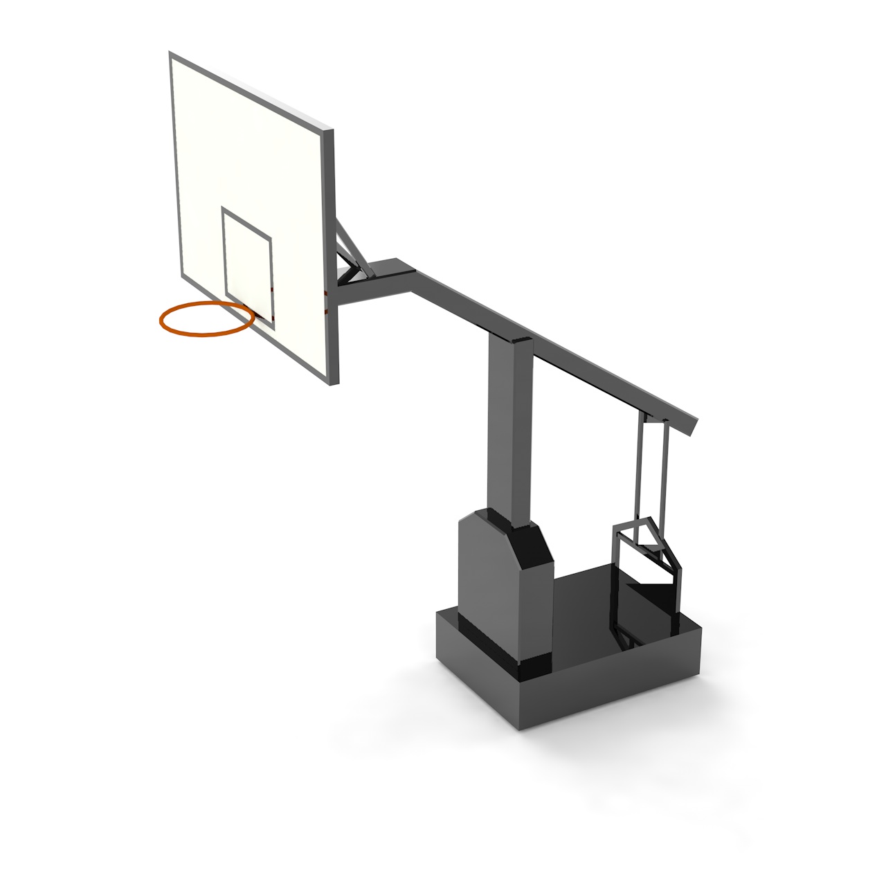 篮球站立3d模型