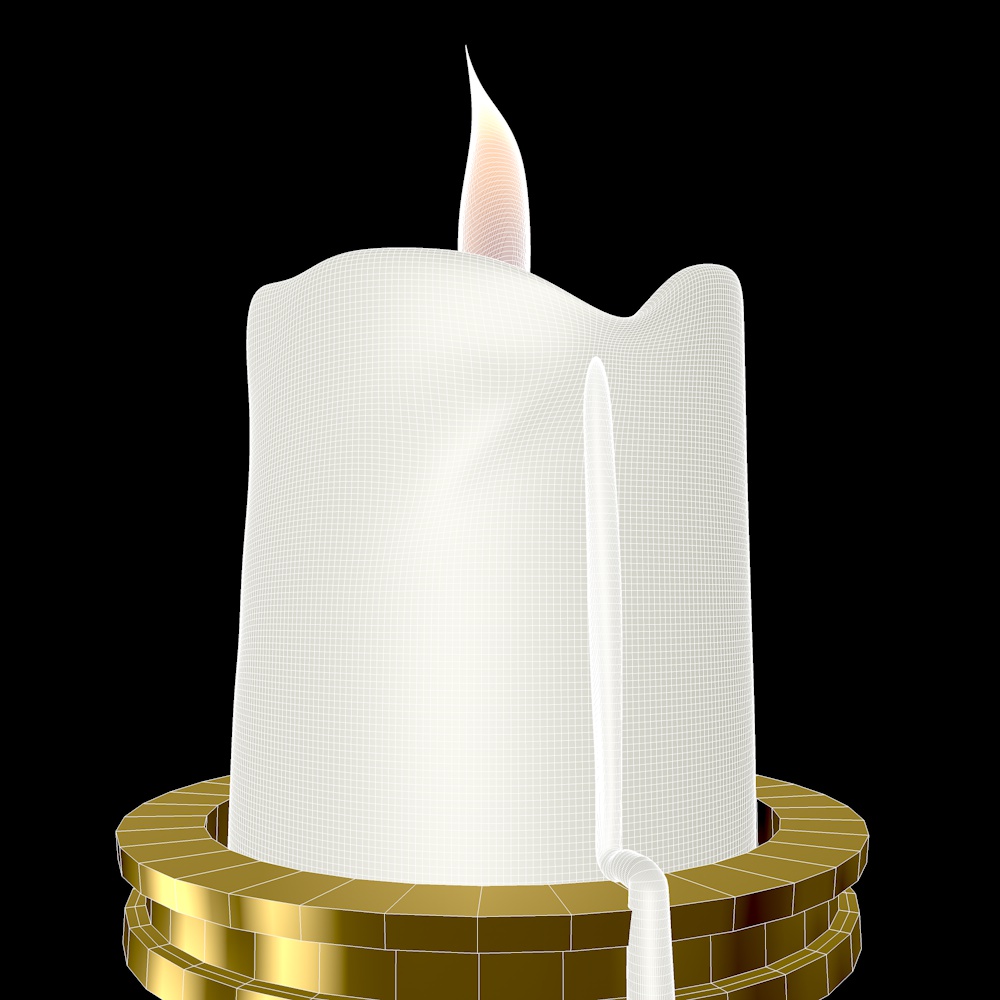 Candle 3D model