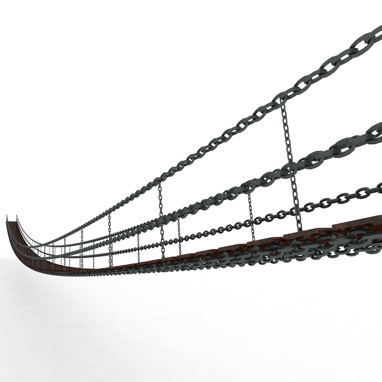Chain Bridge 3d model