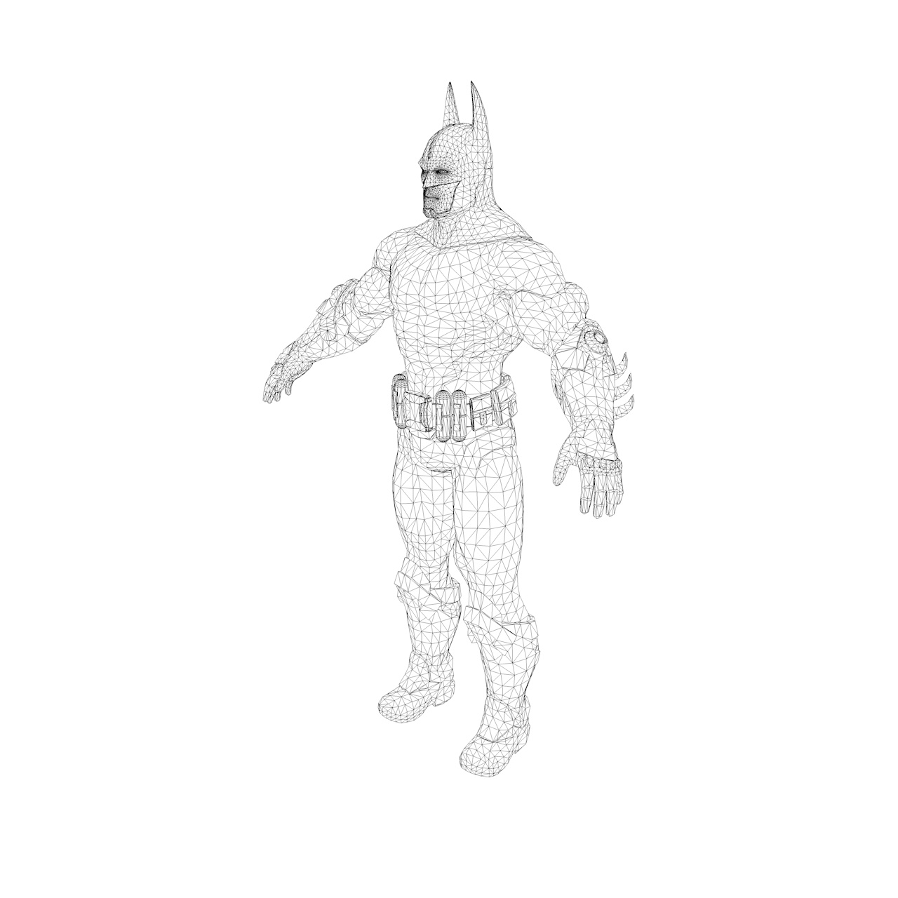 Spillmønster Batman 3D modell