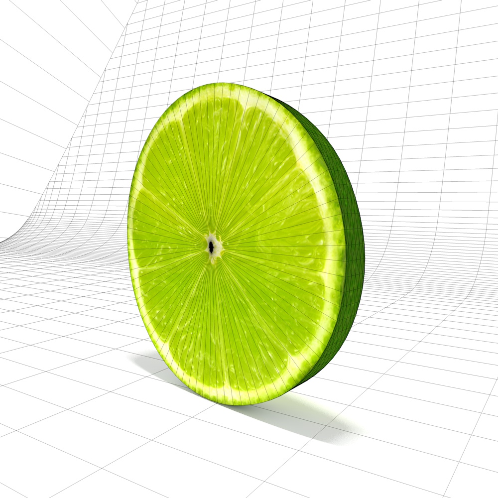 Lemon Slim Slice 3D modell