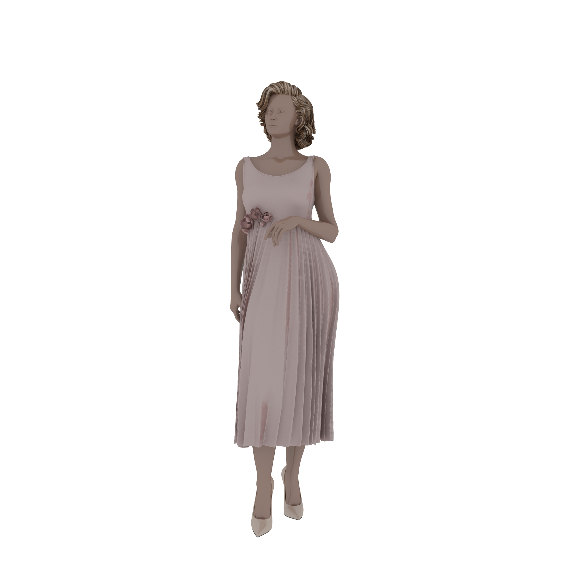Skirt Female Mannequins 3d model