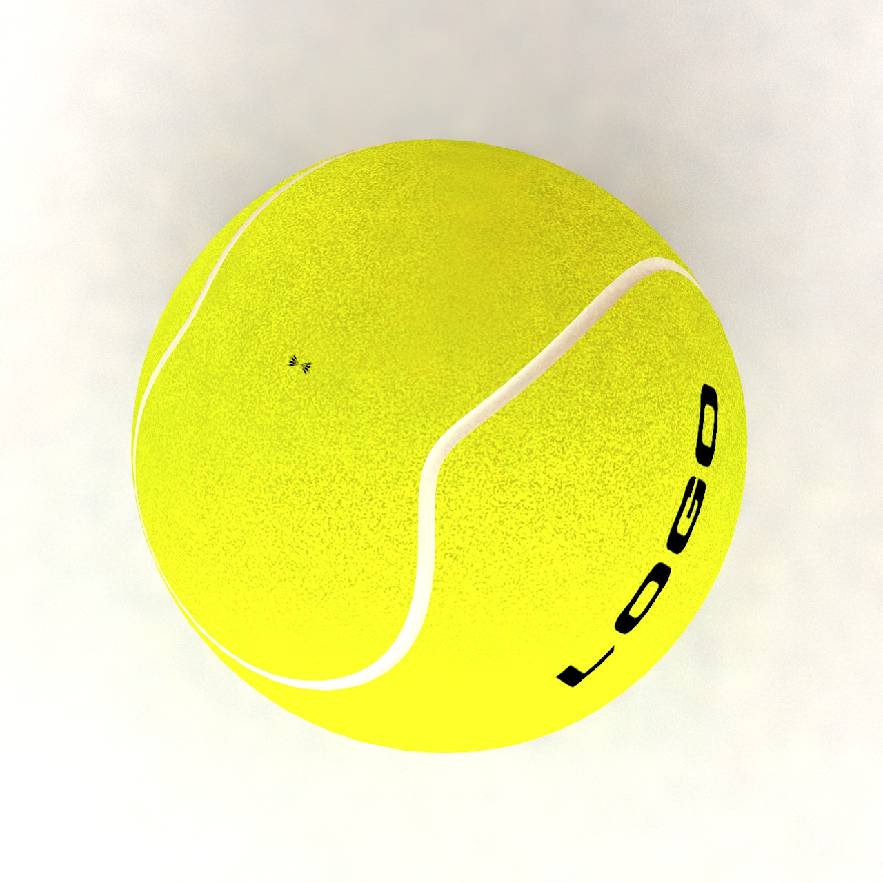 Tennisbal Kan 3d model