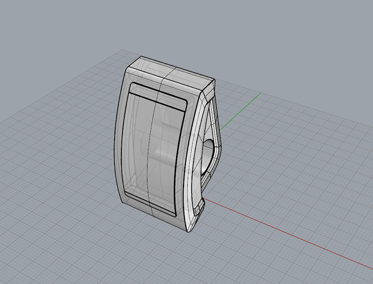 Mountaineering bicycle instrument industrial design 3D model