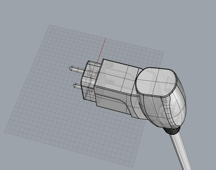 Plug industrial design 3D model