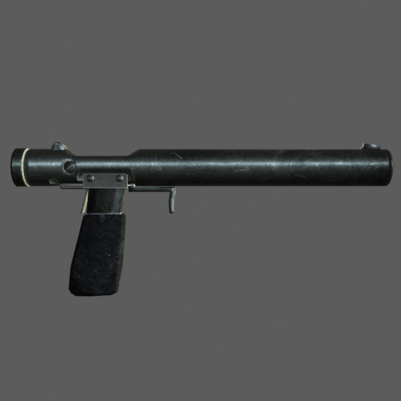 Welrod pistol 3d model