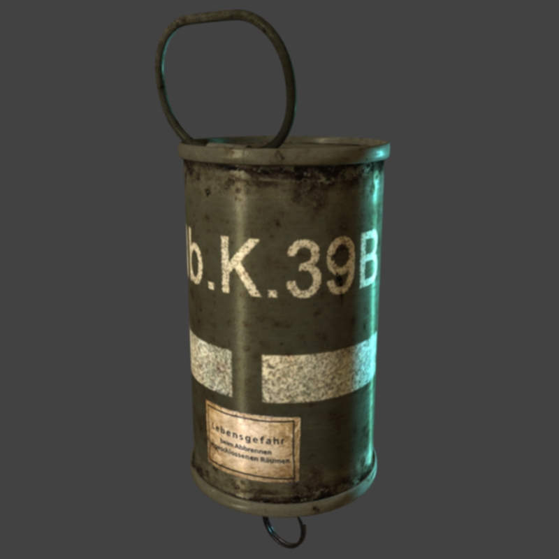Nebelkerzen 39 granaat 3D-model