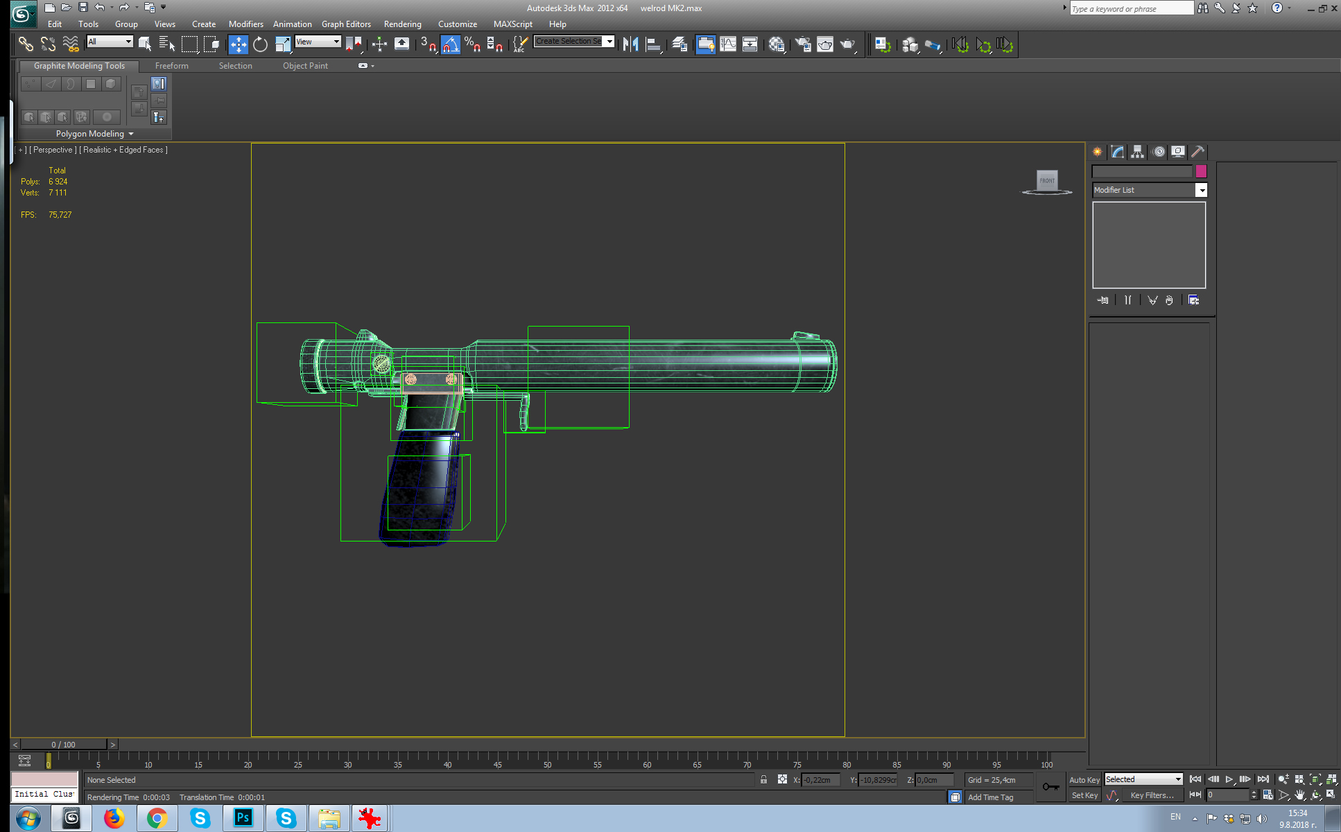 Welrod-pistool 3D-model