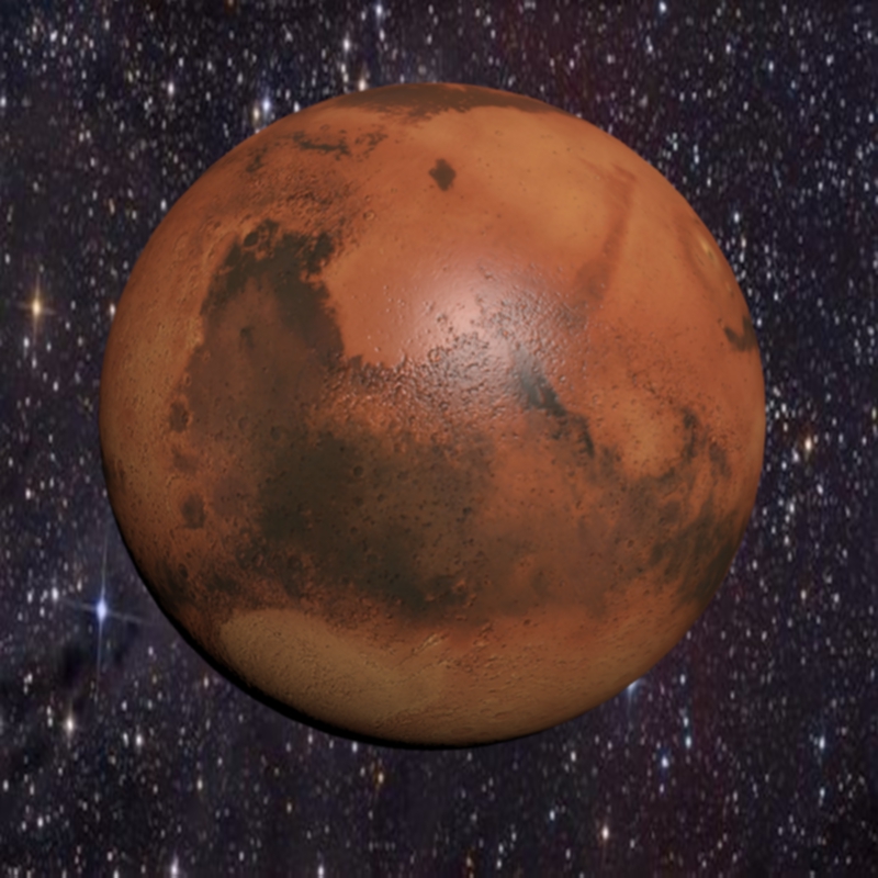 Marte modello 3d