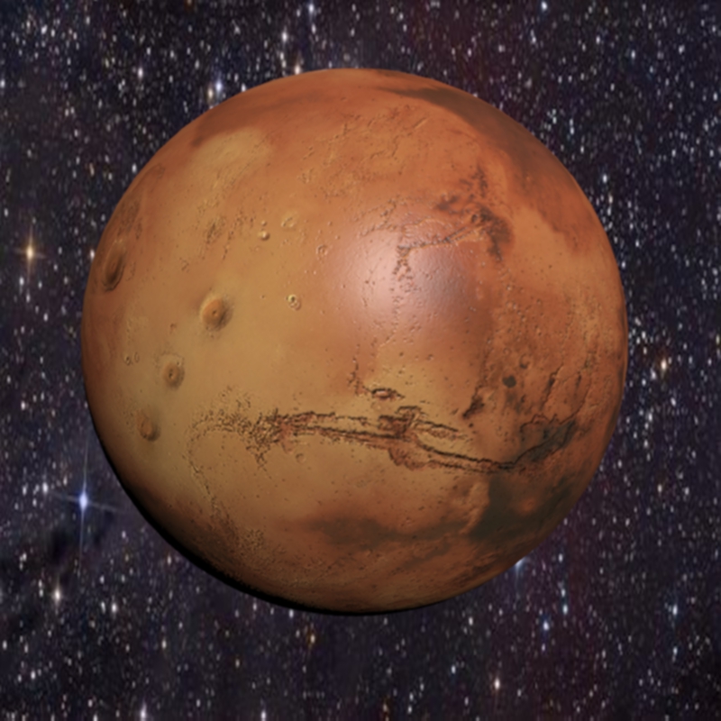 Mars 3d modell
