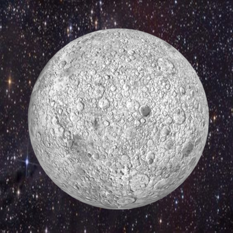 月亮3d模型