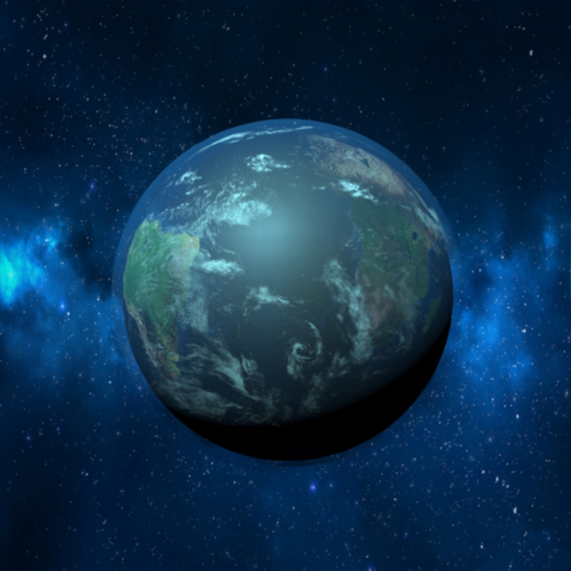 行星地球3d模型