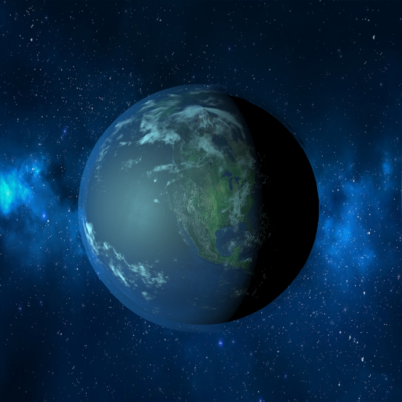 行星地球3d模型