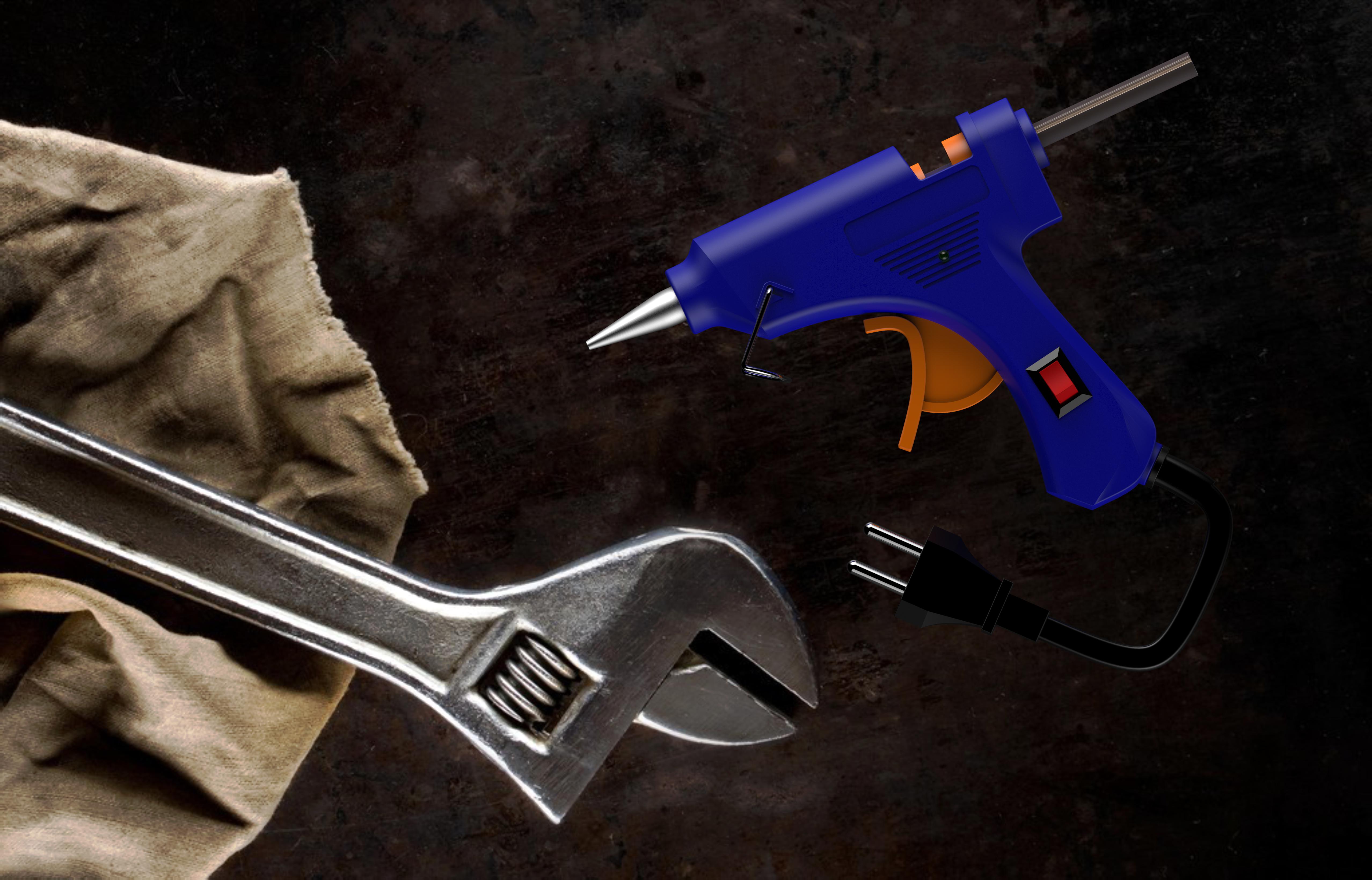 热熔胶枪的工业设计3D模型