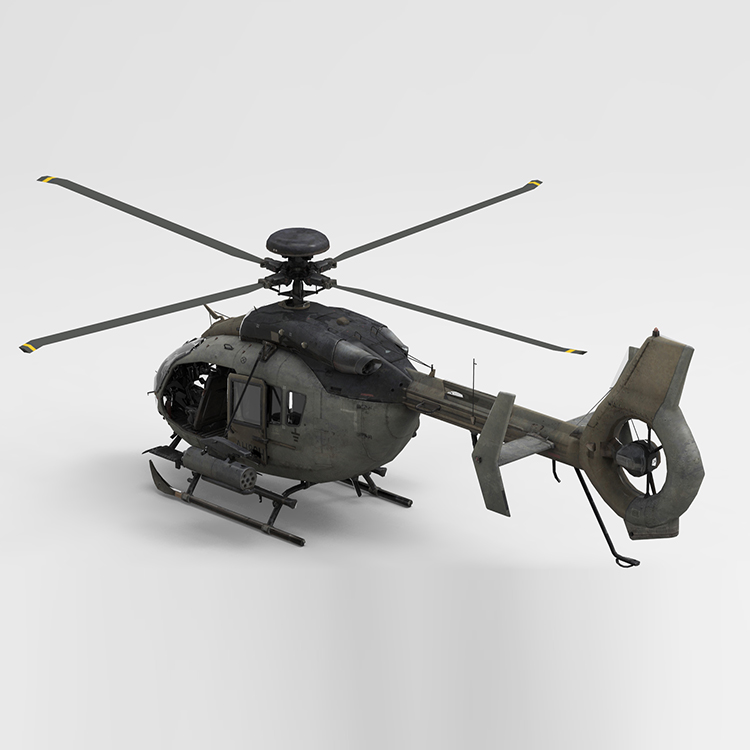 Gunship 3D model