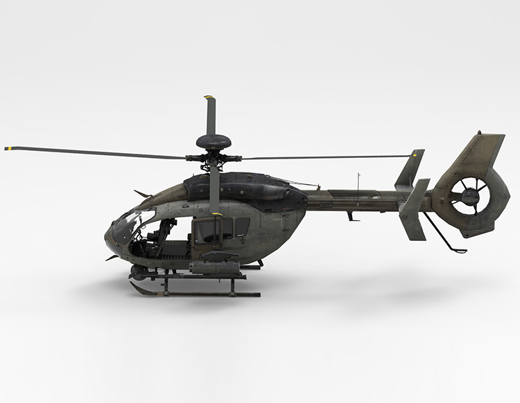 Gunship 3D model