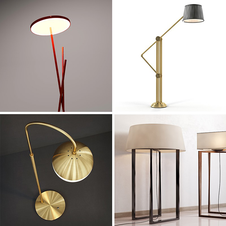 8 modern floor lamp 3D models