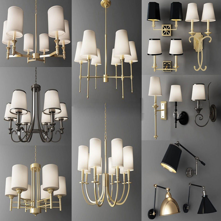 Modern fashion chandelier 3D model