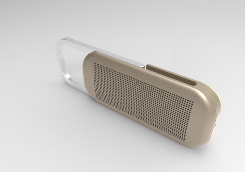 Bluetooth speaker industrial design 3D model