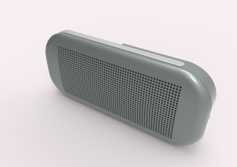 Bluetooth speaker industrial design 3D model