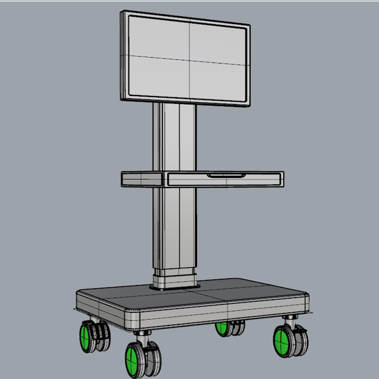 Medical trolley 3D model