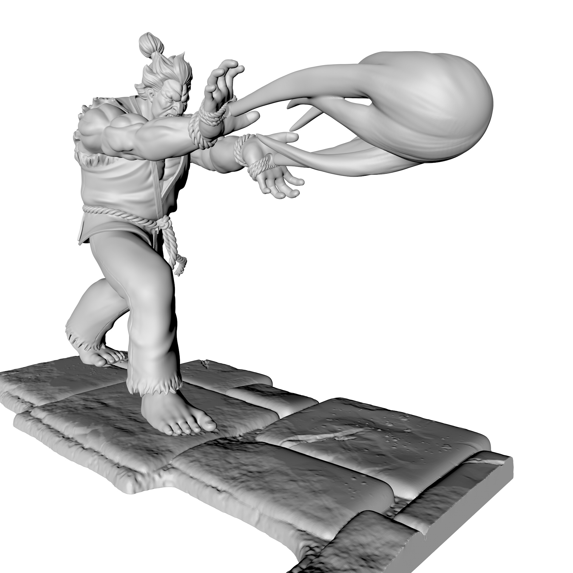 Akuma Ryu 3d printing model