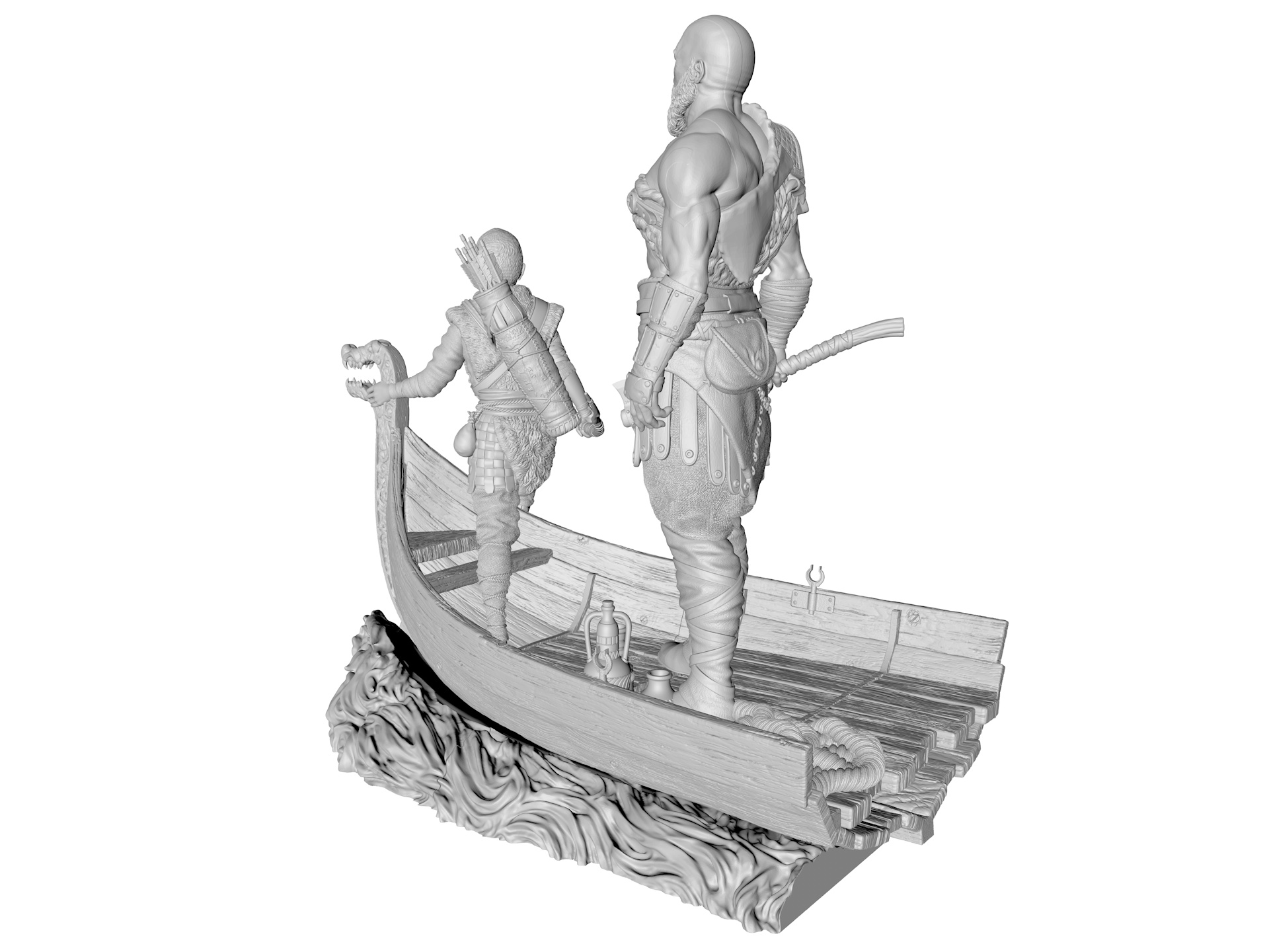 Altas Kratos 3D-Druckmodell