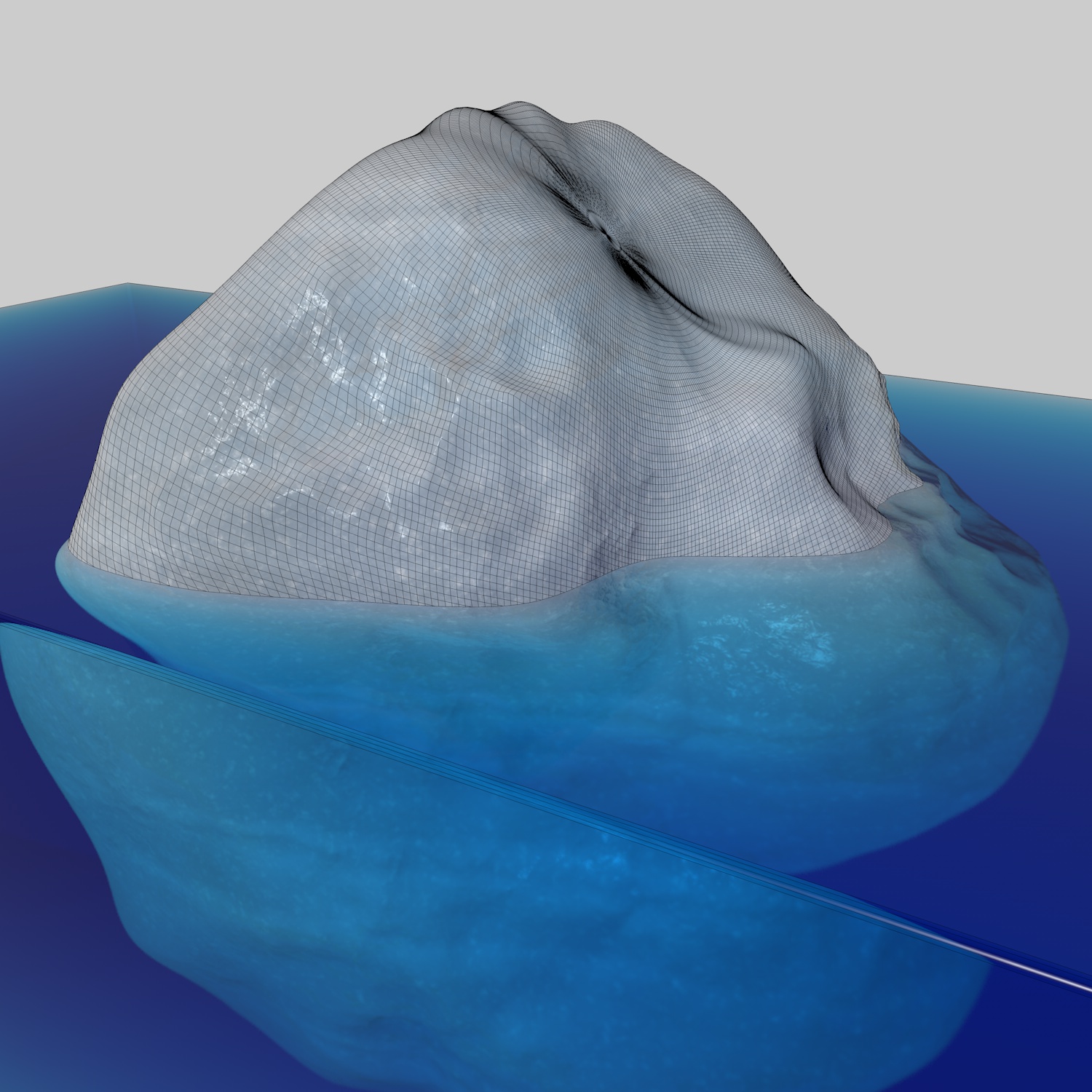 Arctic Iceberg 3D modell
