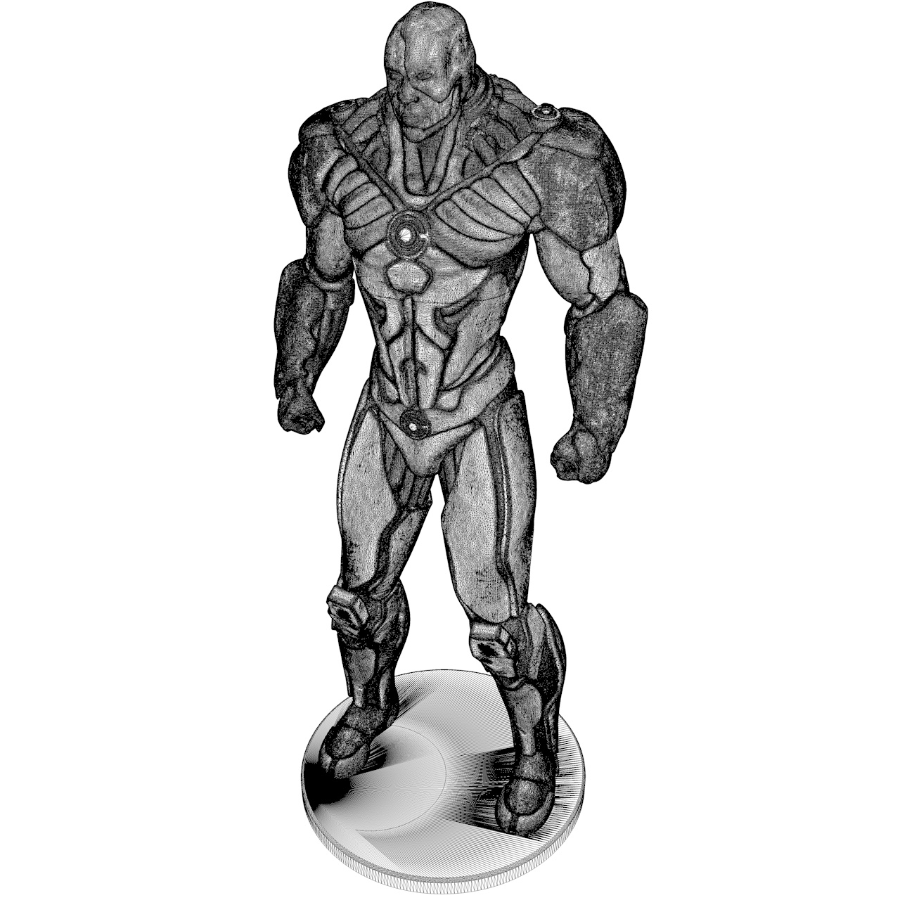 Cyborg 3d printing model
