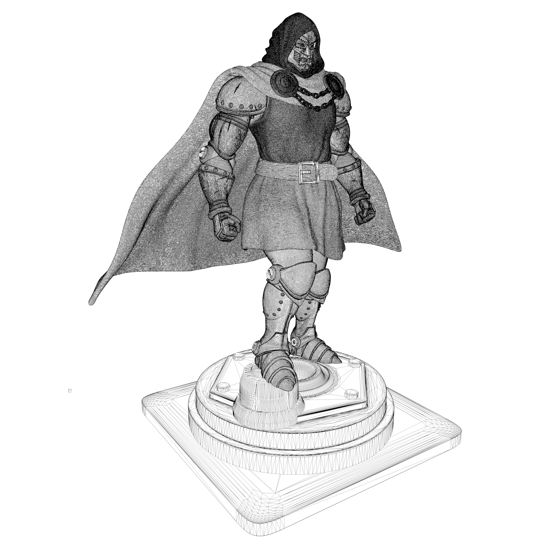 Doctor Doom 3d printing model