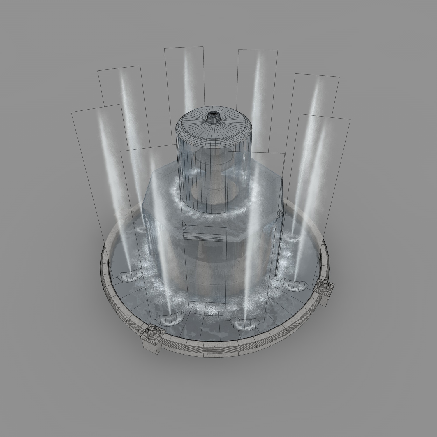 Fountain 3D model