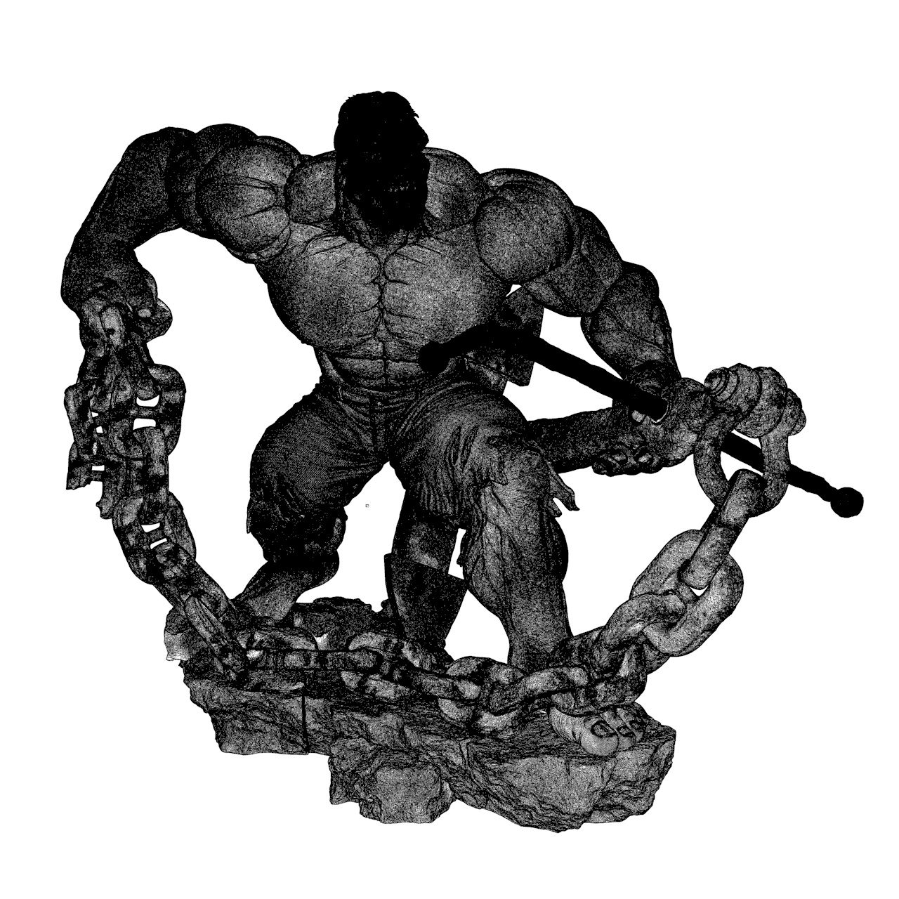 Hulk 3d printing model