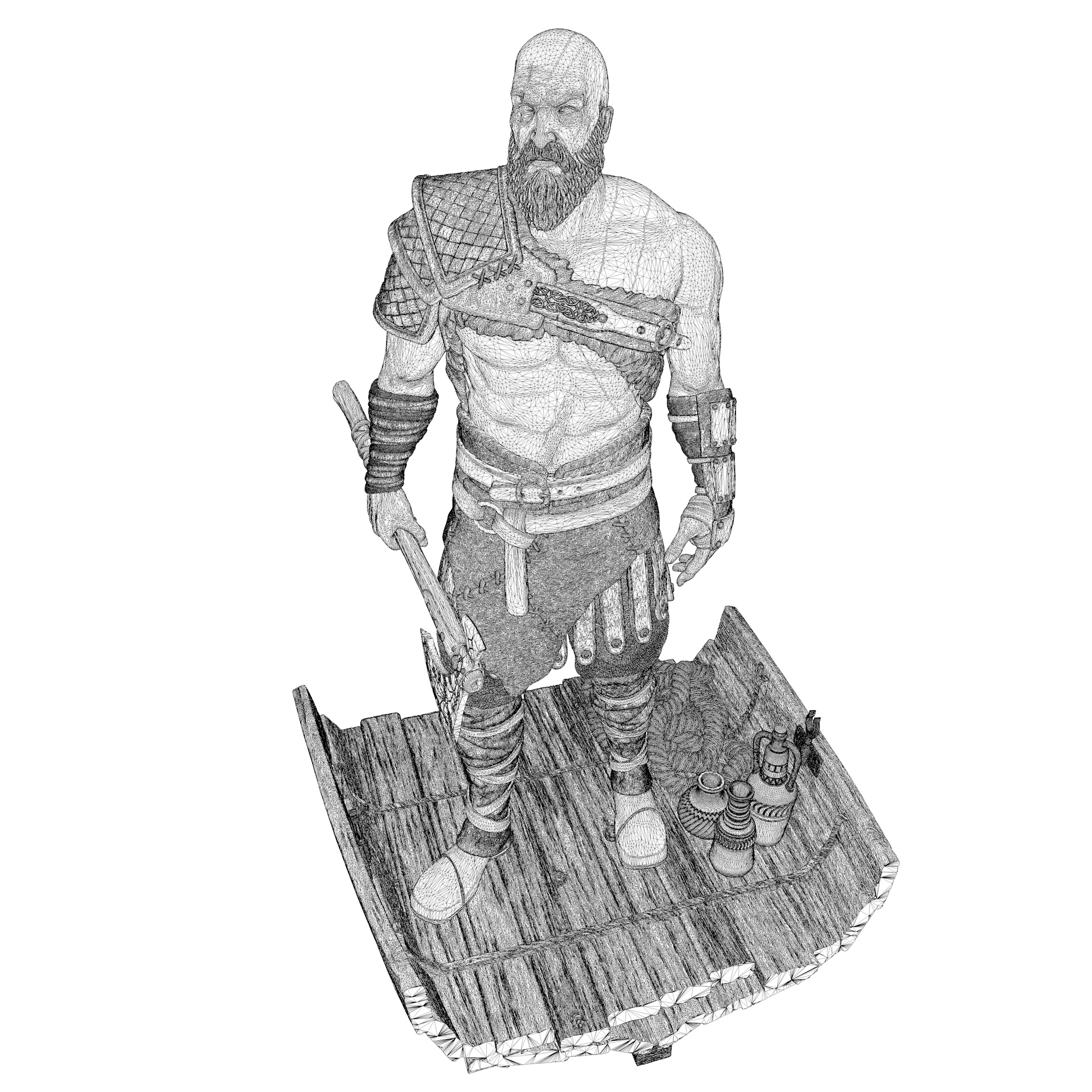 Kratos 3D-Druckmodell