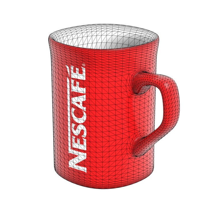 Nescafe cup 3D-model
