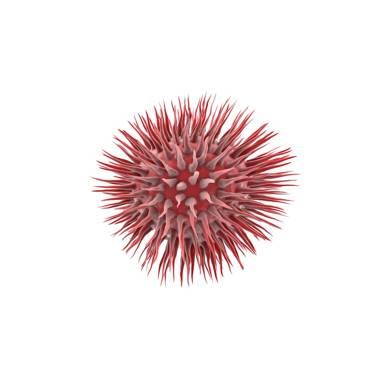 Modelo 3D de vírus