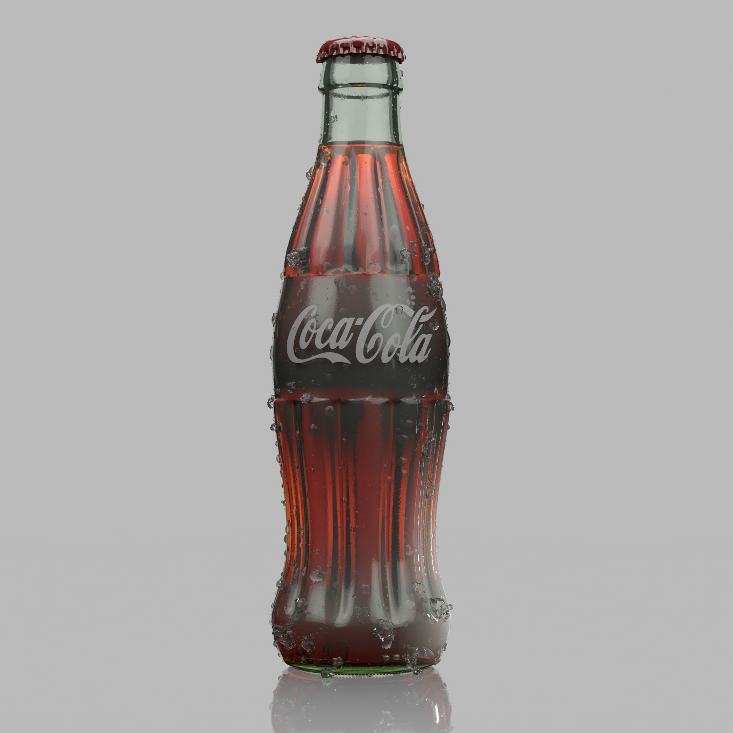 Modelul Coca-Cola 3d Vray