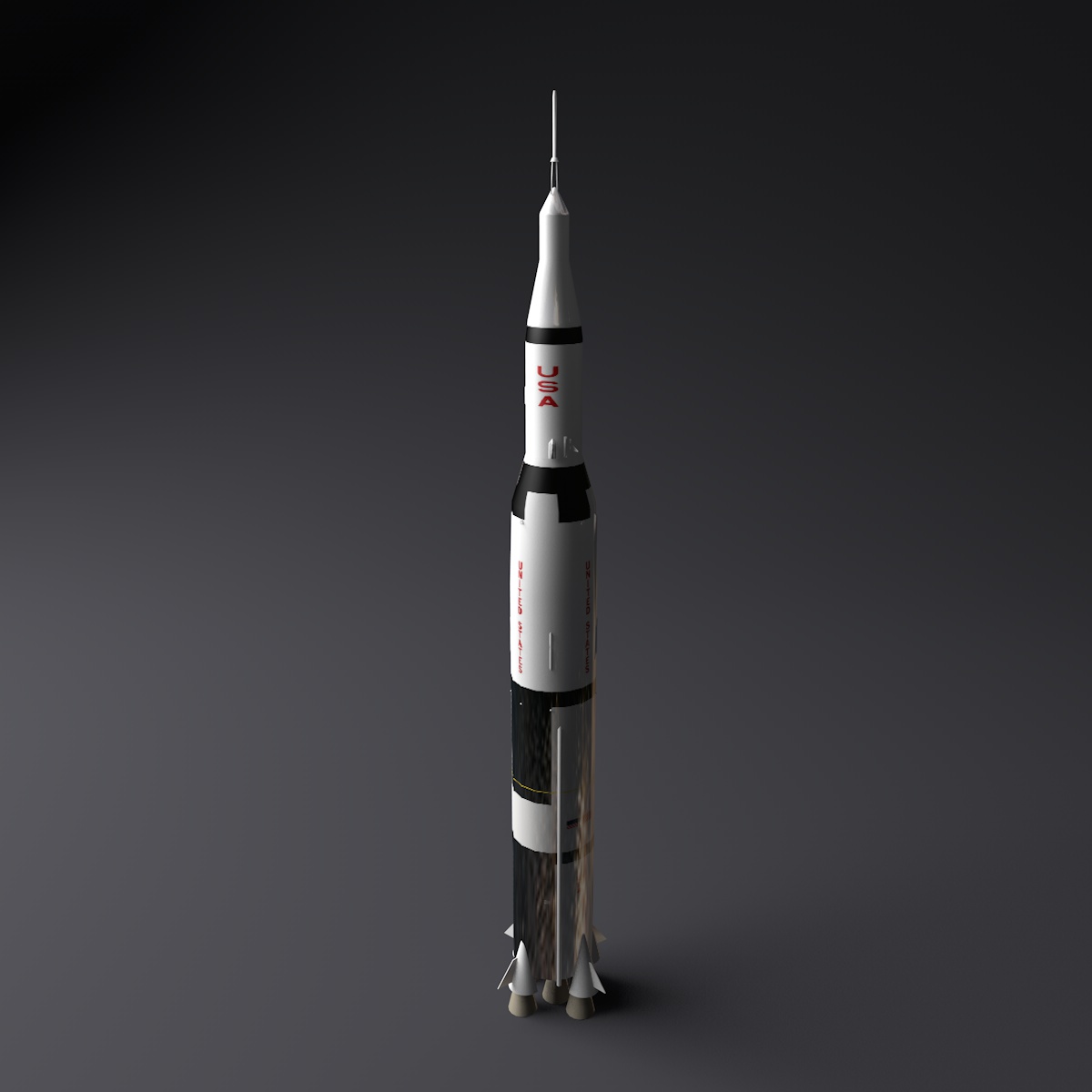 Rocket 3d modell