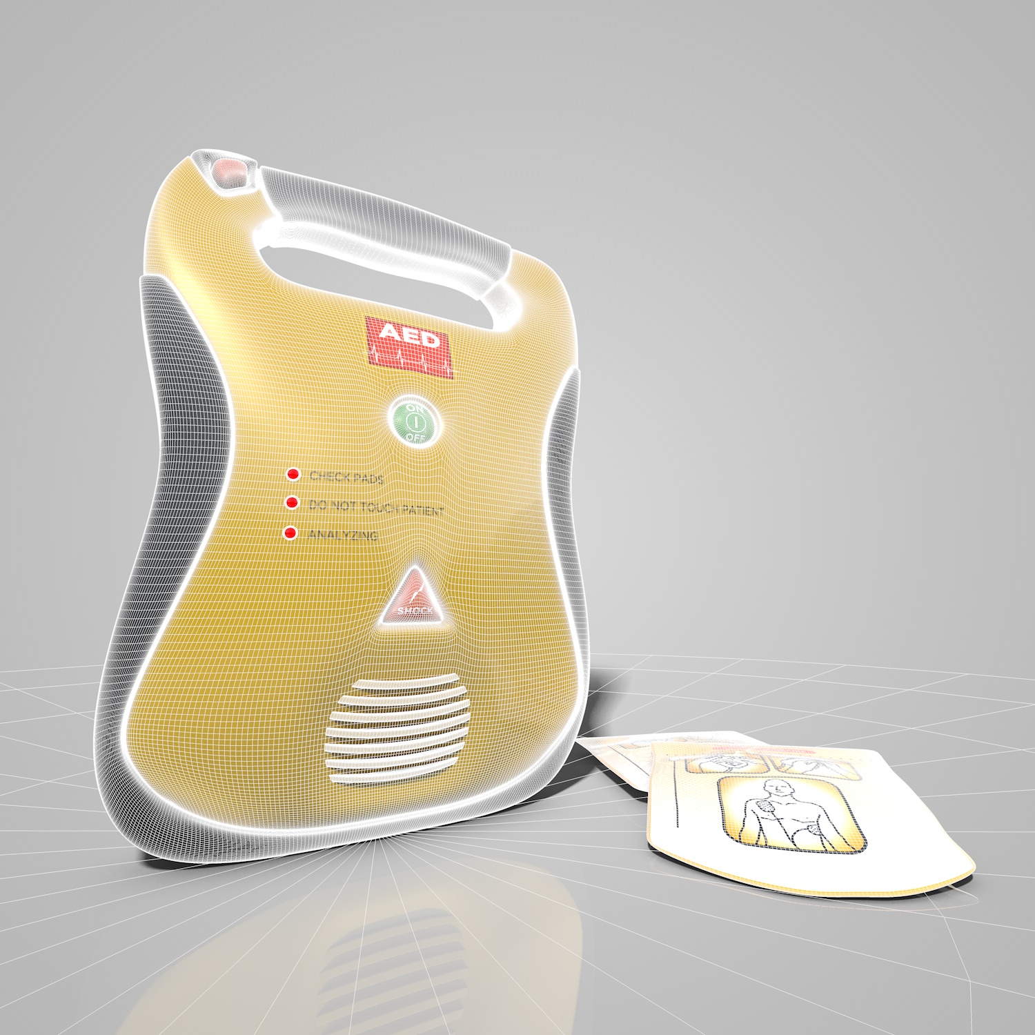 Defibrillator 3d model