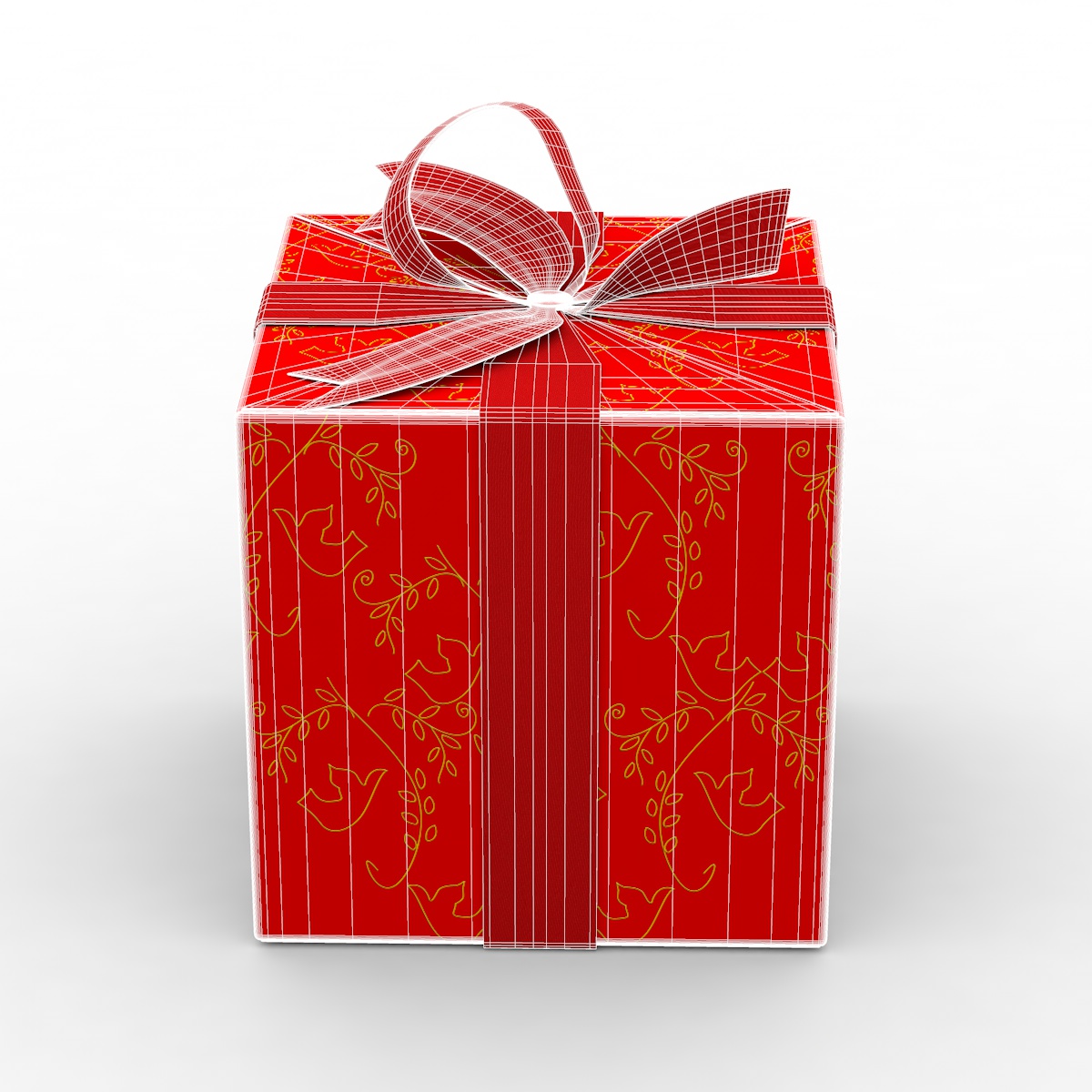 Caja de regalo modelo 3d