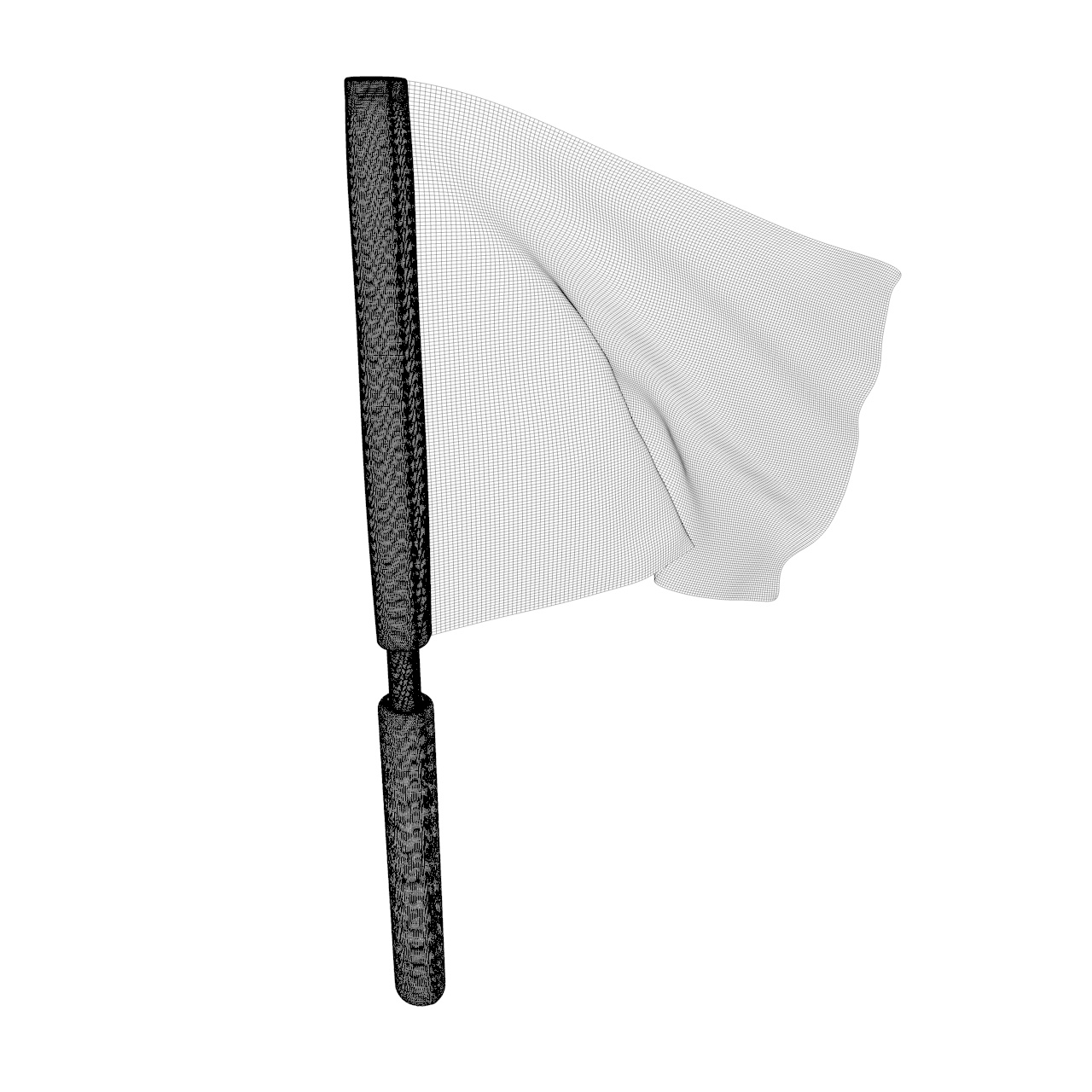 Modelo 3d de Linesman Flag