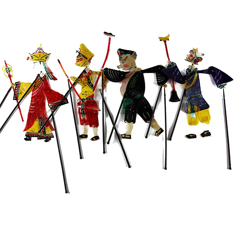 Chinese volkskunst Quintessence Shadow Puppeteers
