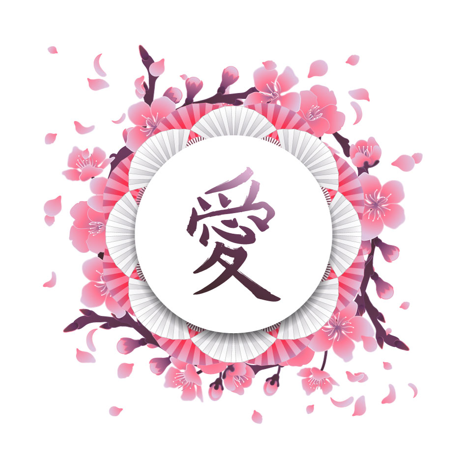 Fundo de flor de cerejeira estilo japonês 22