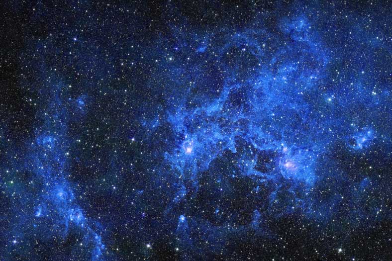 Ensemble de motifs haute résolution Starry Sky Nebula Universe 1