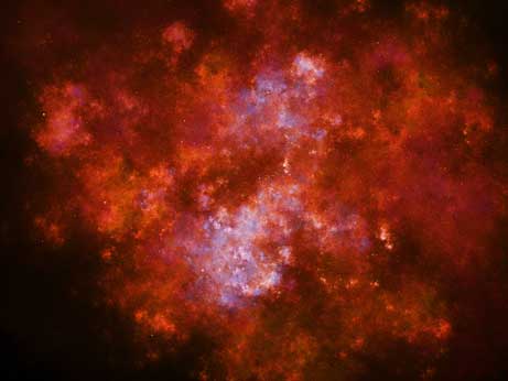Balíček vzorů mlhoviny Hvězdná obloha ve vesmíru s vysokým rozlišením 2